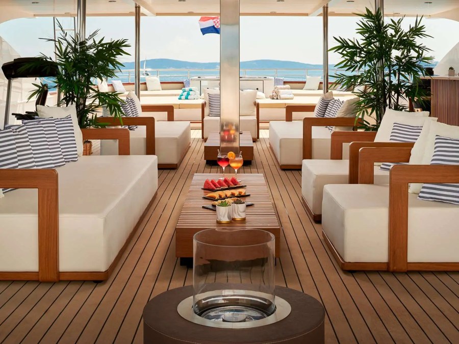 Bar and entertainment area